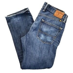 Lucky Brand 363 Vintage Straight Mens Blue Jeans 32x32 Medium Wash Denim